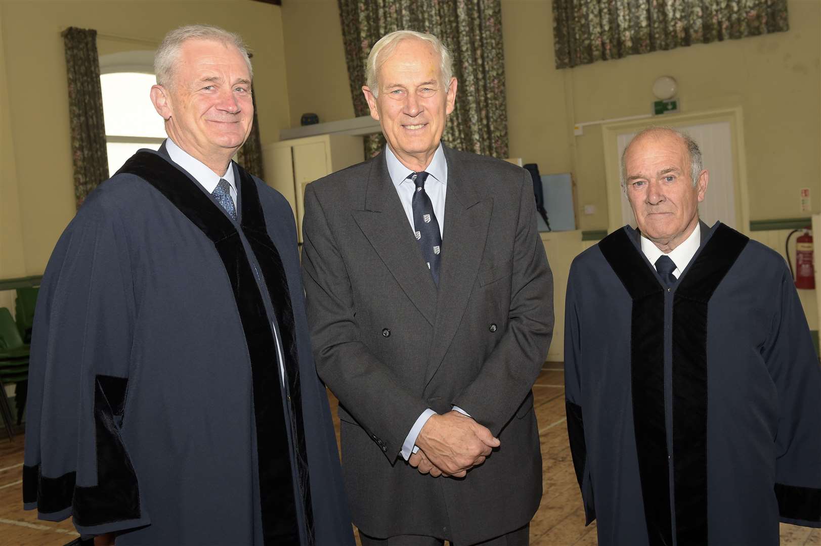 Lord Boyce (pictured in the centre) passed away on Sunday, November 6. Picture: Tony Flashman