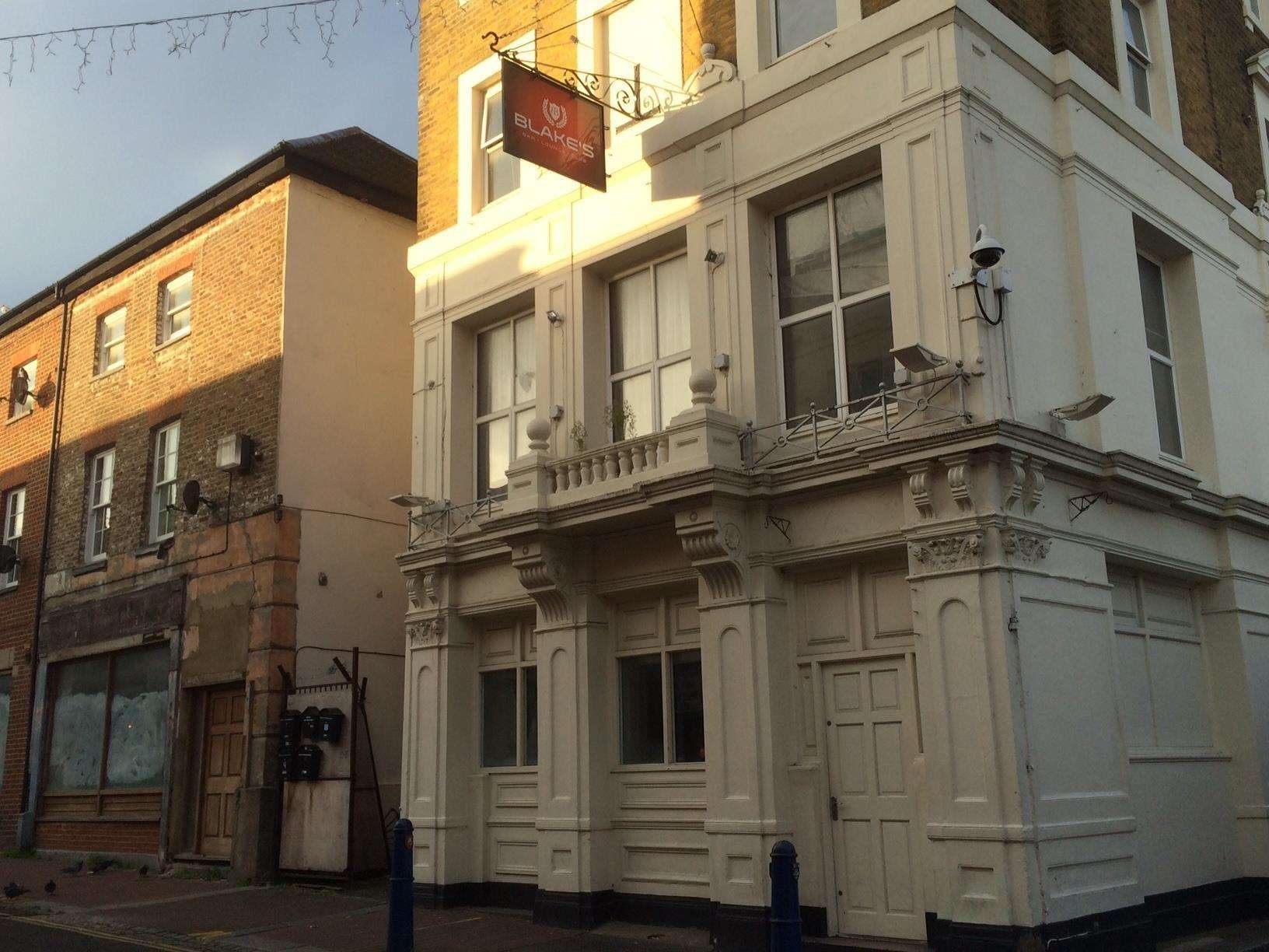 The man was attacked outside Blake's nightclub in Queen Street, Gravesend