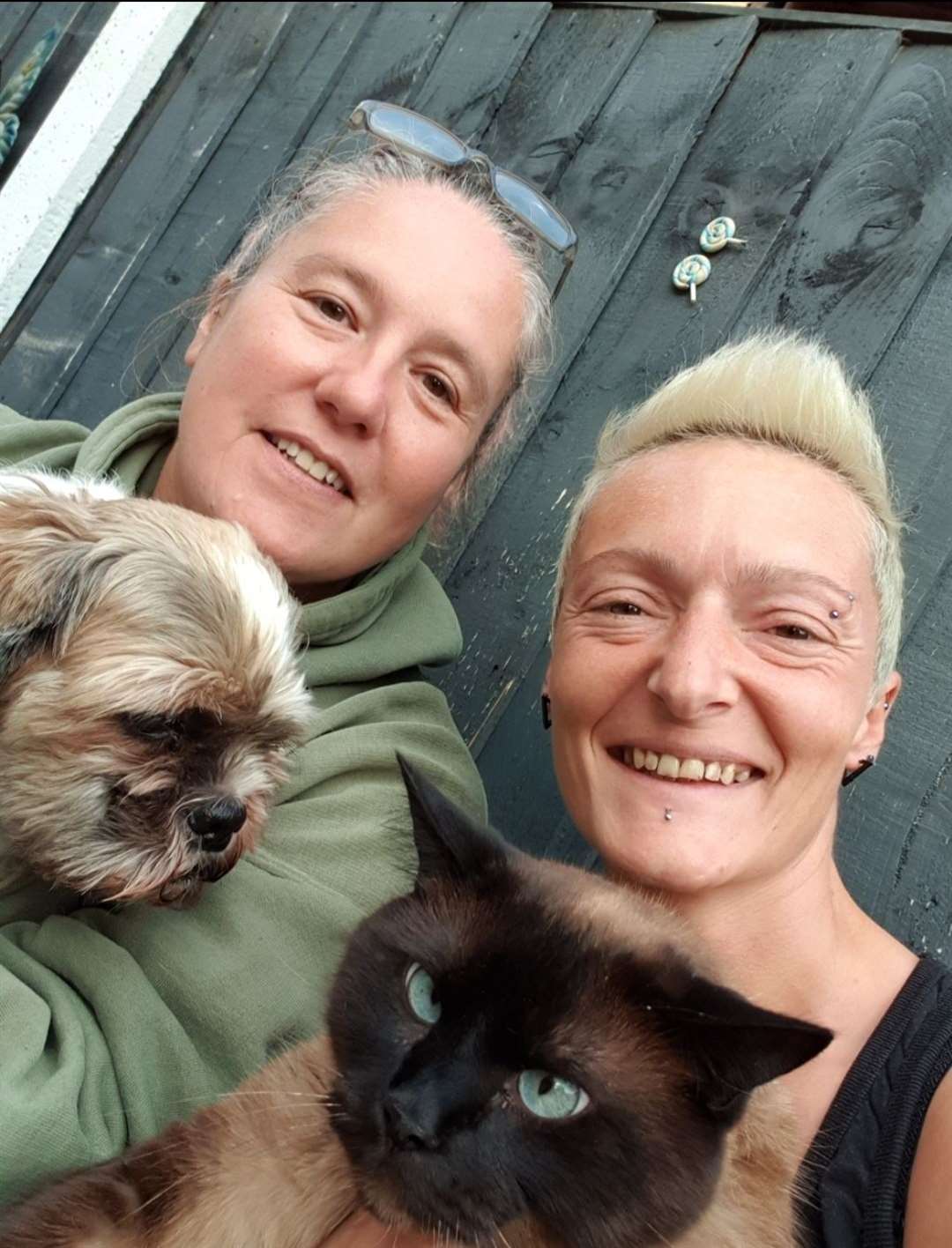 Dee Potter and Natasha McPhee from Animals Lost and Found in Kent, Gillingham