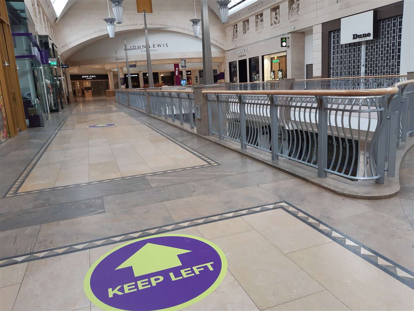 Bluewater's one-way system will be scrapped and it returns to full capacity today