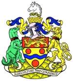 Maidstone's crest - as not seen on the Mayor's car