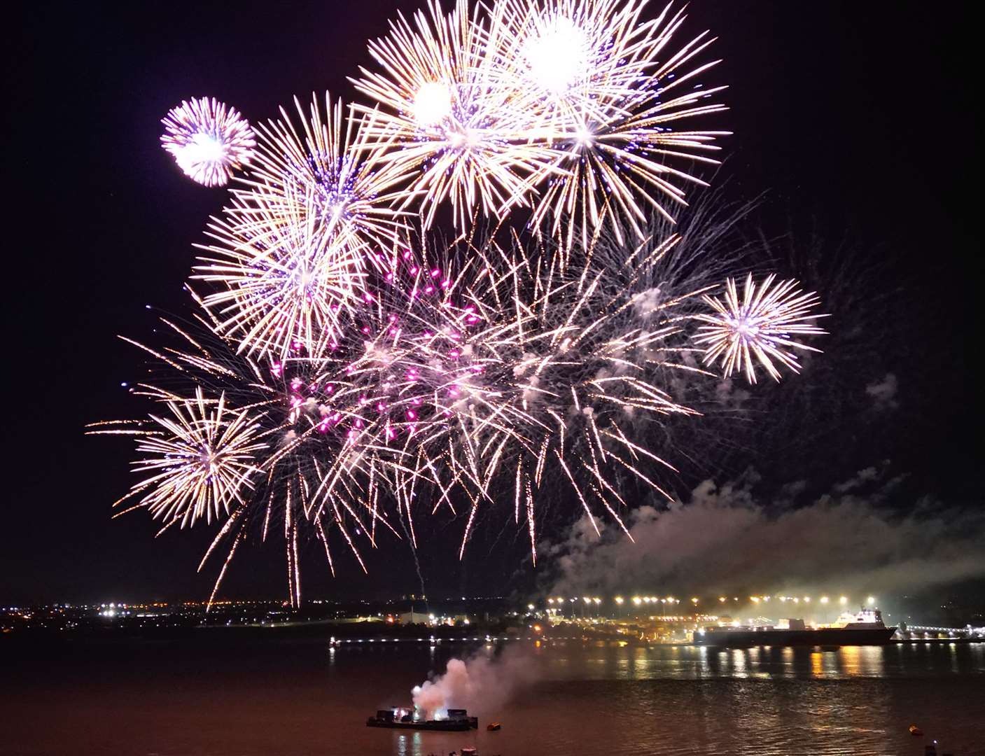 Gravesend’s annual free firework display will not be taking place this year after Gravesham council was unable to secure sponsorship for the event. Picture: Jason Arthur