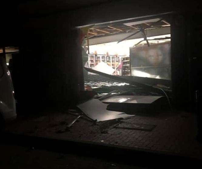 The SPAR store shortly after the raid in March Picture: Sam Lain-Rose