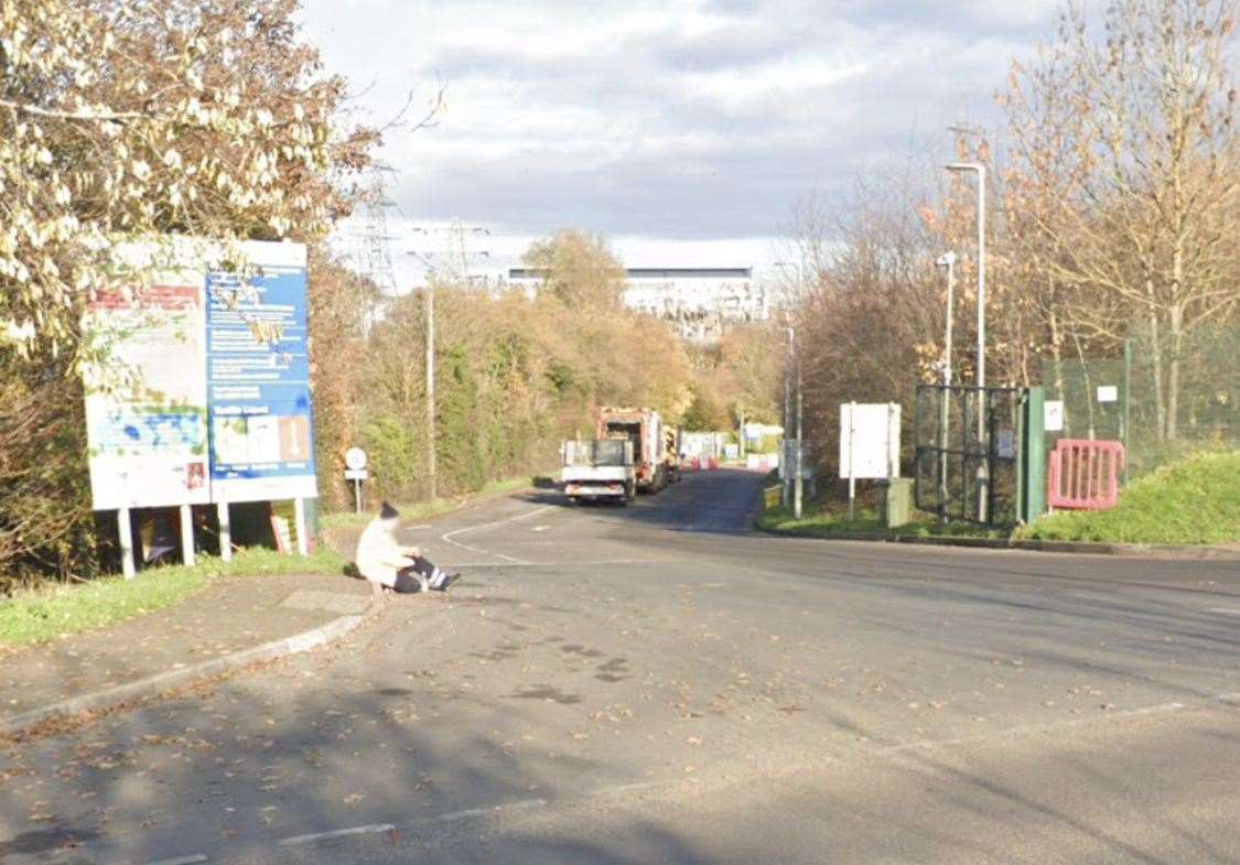 Pepper Hill Recycling Centre in Station Road, Southfleet