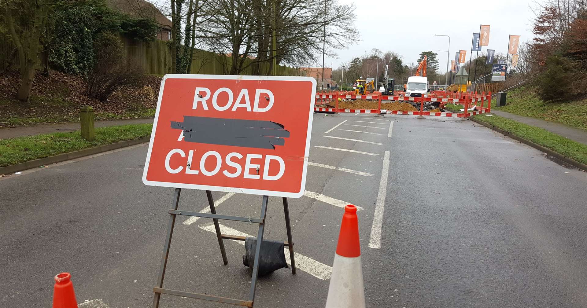 The A20 will be closed for almost two weeks