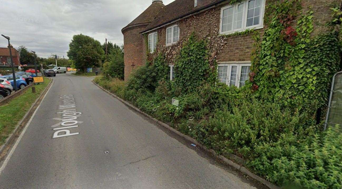 The accident happened in Plough Wents Road in Chart Sutton, near Maidstone. Picture: Google Maps
