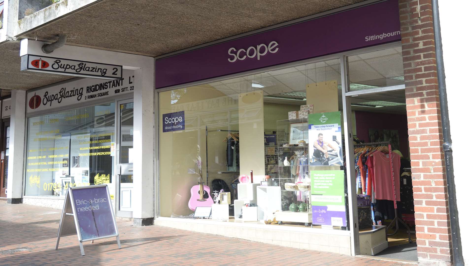 The Scope shop in Roman Square, Sittingbourne