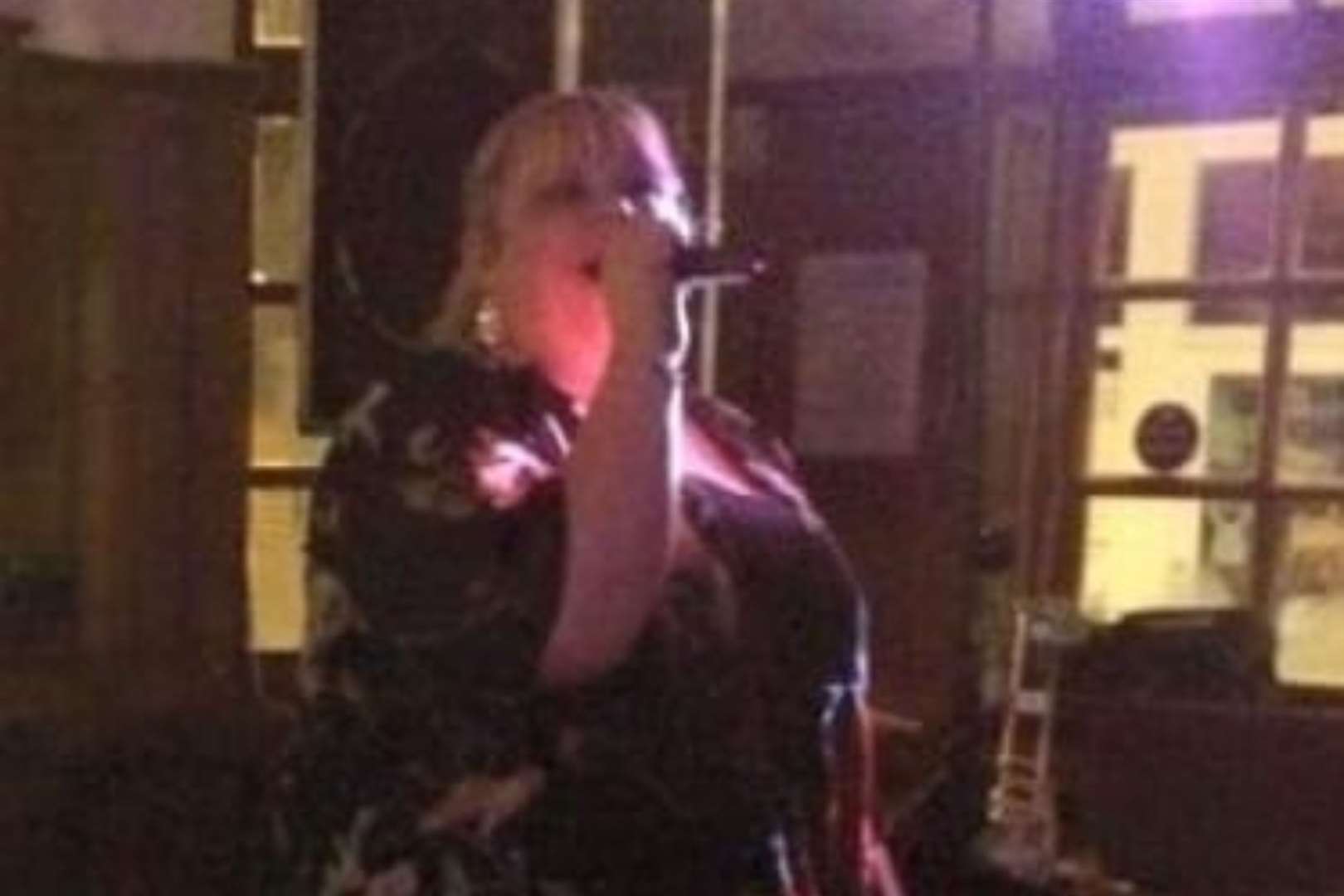 She has only ever sung in public at karaoke before. Picture: Katie Gardner