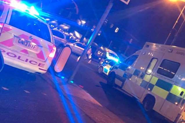 A man is thought to have been injured after a crash in Tunbridge Wells. Picture: Sophie Booth/Facebook