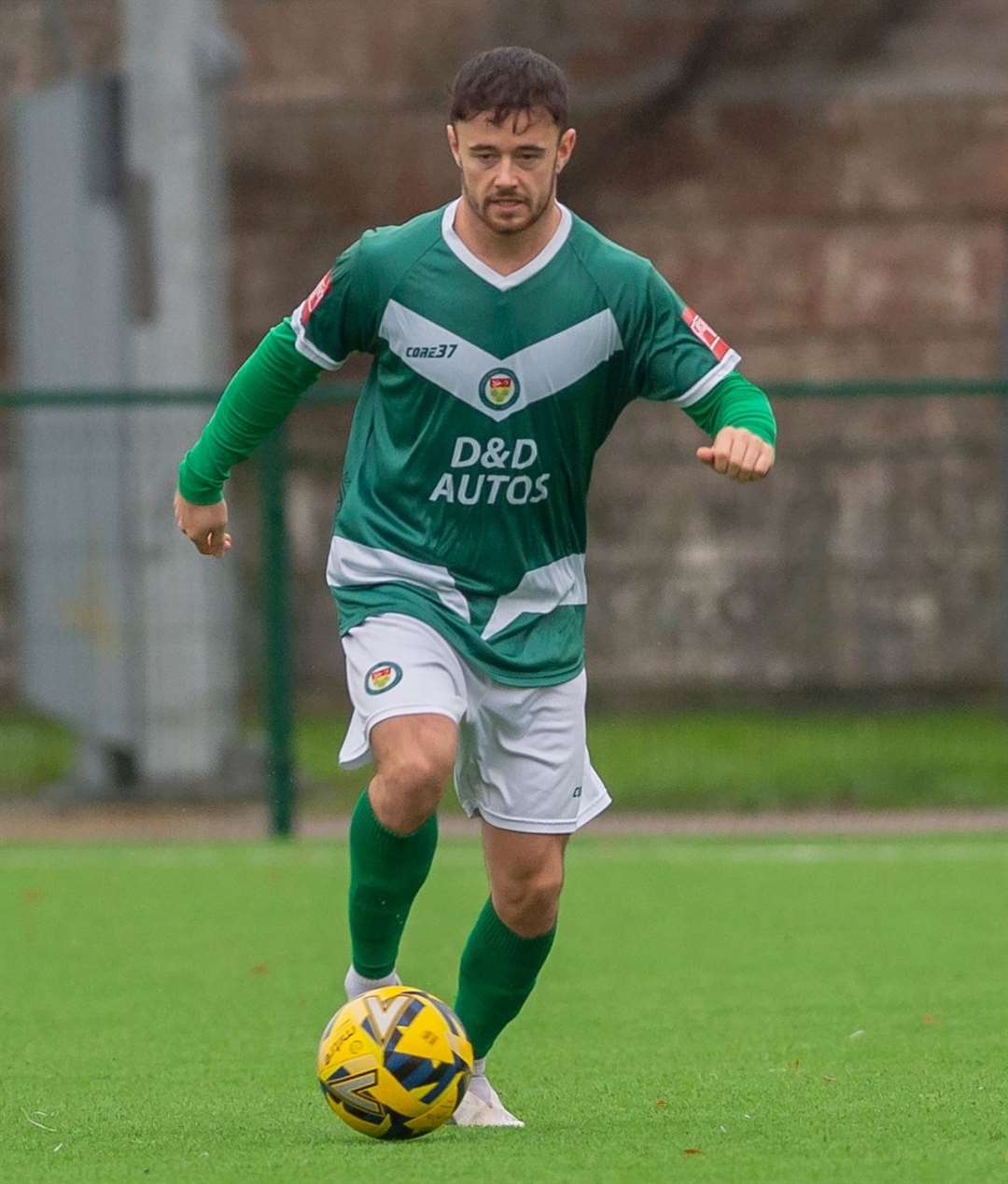 Danny Parish - scored twice for Ashford against Erith & Belvedere last Saturday Picture: Ian Scammell