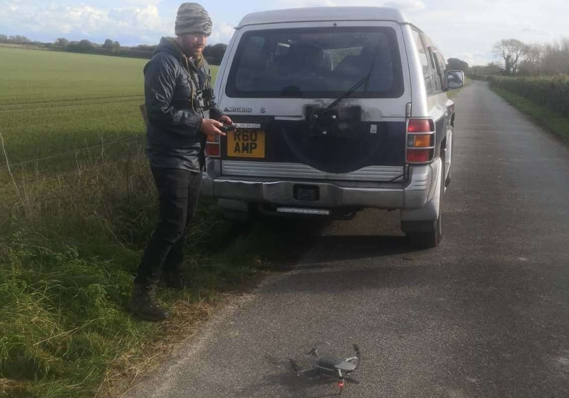 Members of Kent Hunt Sabs used drones to gather 'evidence'