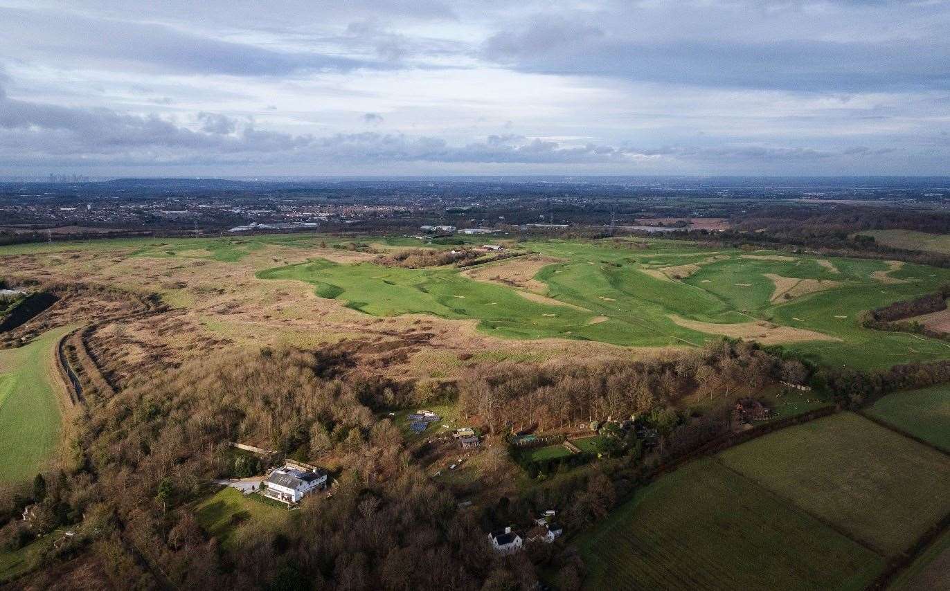 Pedham Place Golf Club could be turned into a rugby stadium. Photo: Ken Baldock