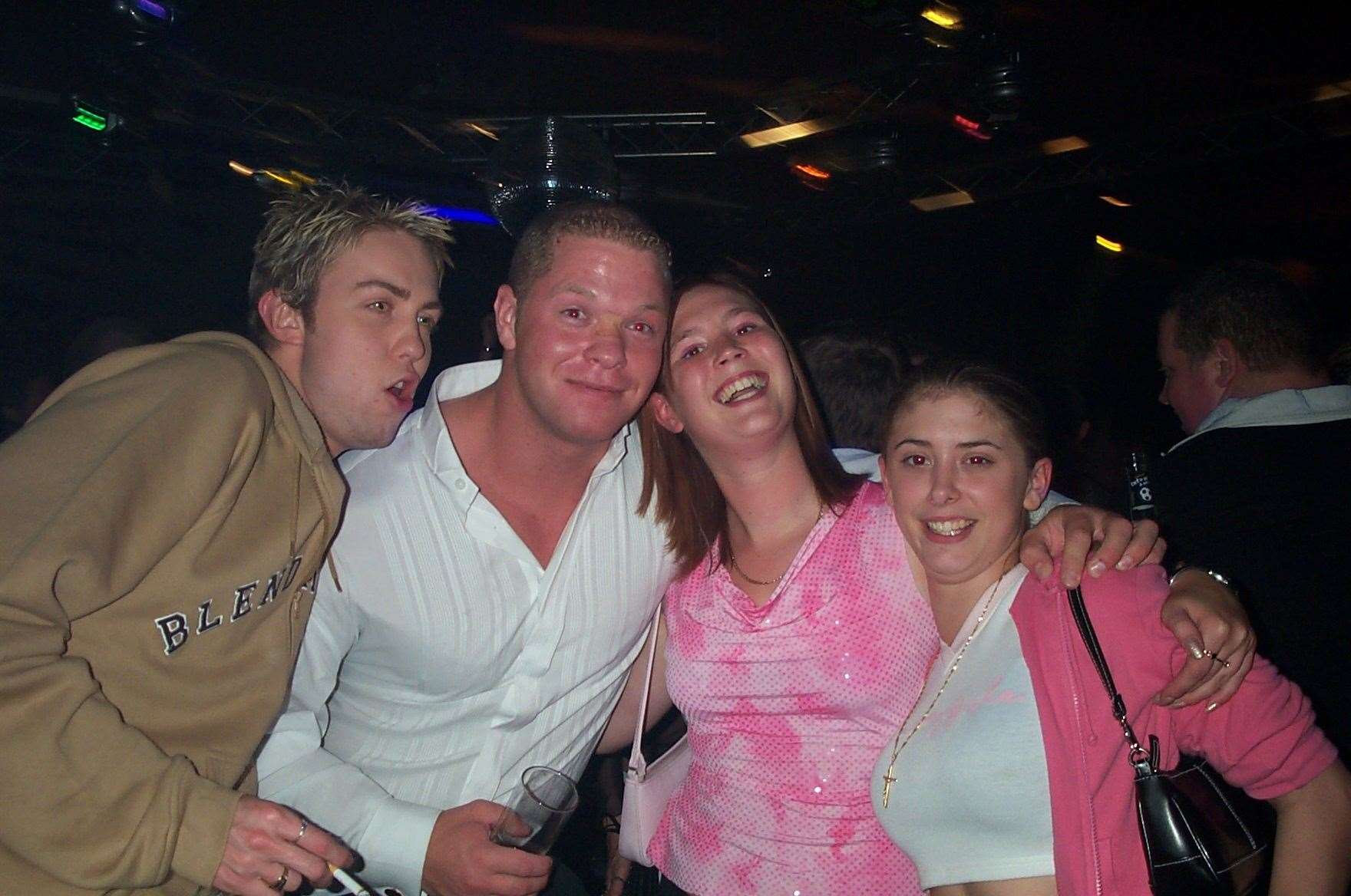 Revellers in The Deck nightclub in Deal in 2002