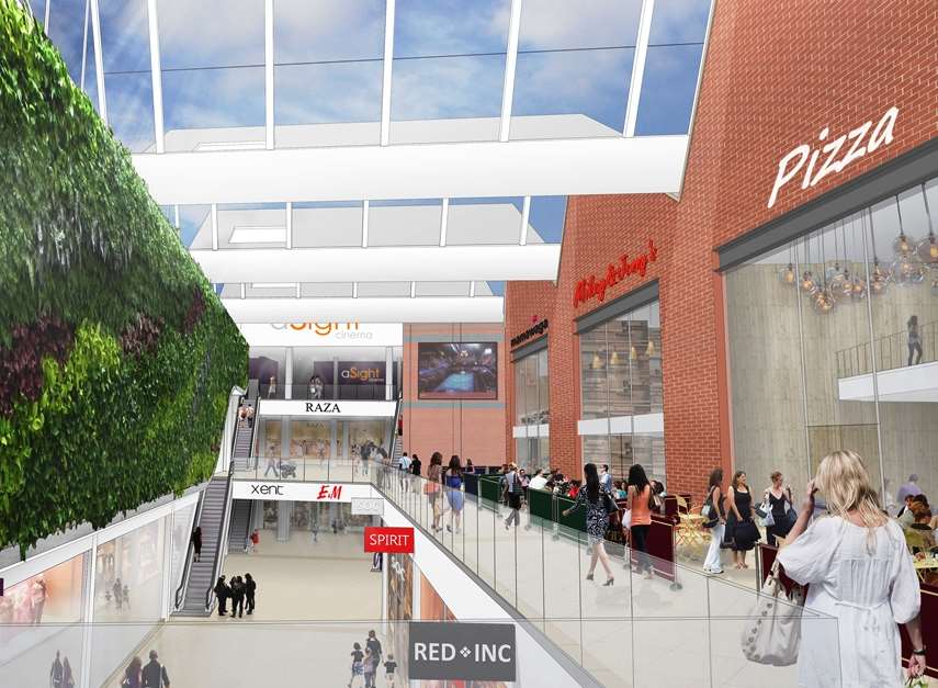 New stores and a multiplex cinema could be arriving in Royal Victoria Place