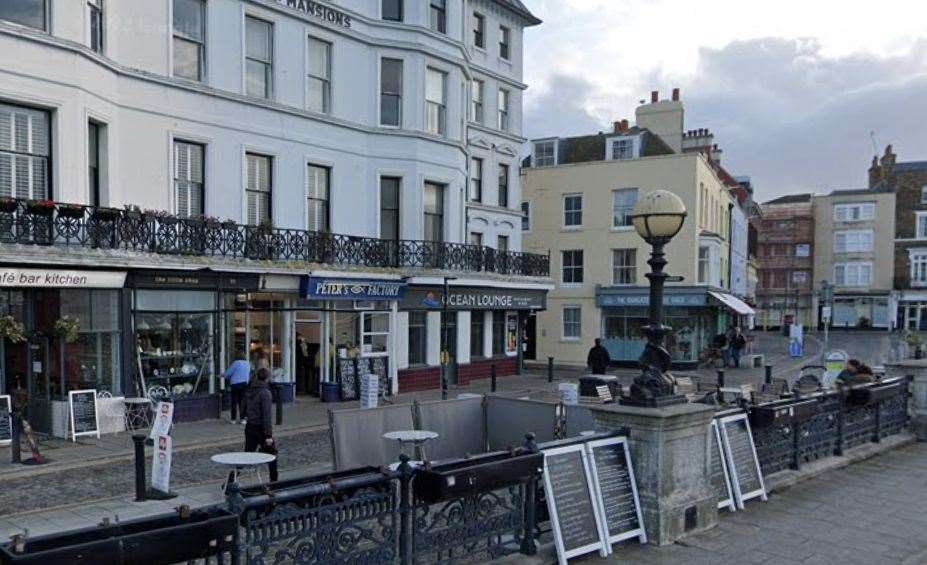 Wayne Cannon was jailed in 2019 for an armed robbery at a fish and chip shop in The Parade, Margate. Picture: Google