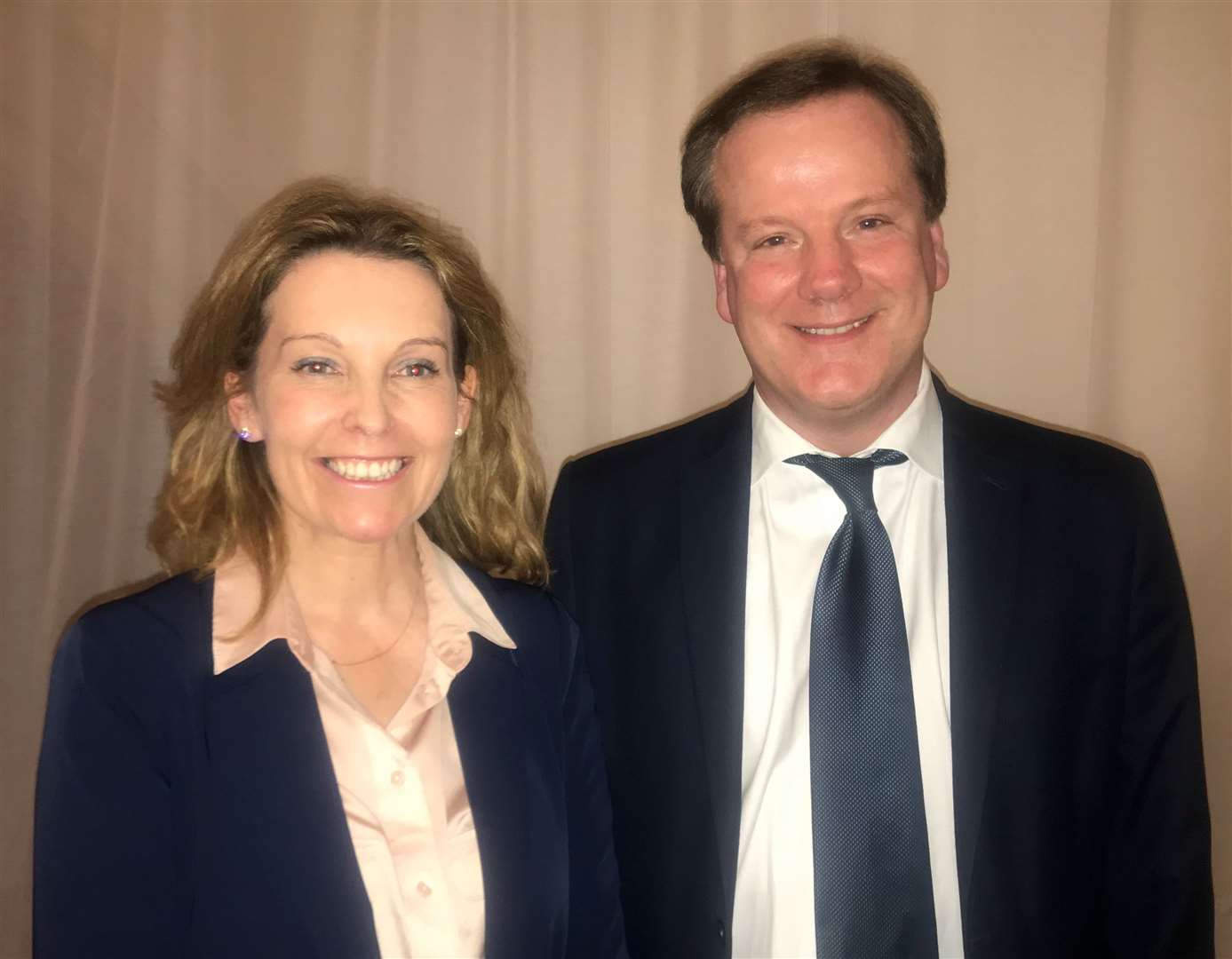 Dover and Deal's MP Natalie Elphicke with former husband and MP Charlie Elphicke