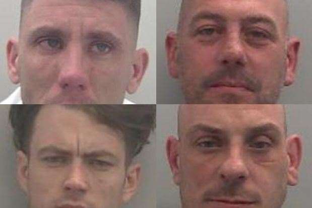 All four were sentenced at Woolwich Crown Court (28074112)