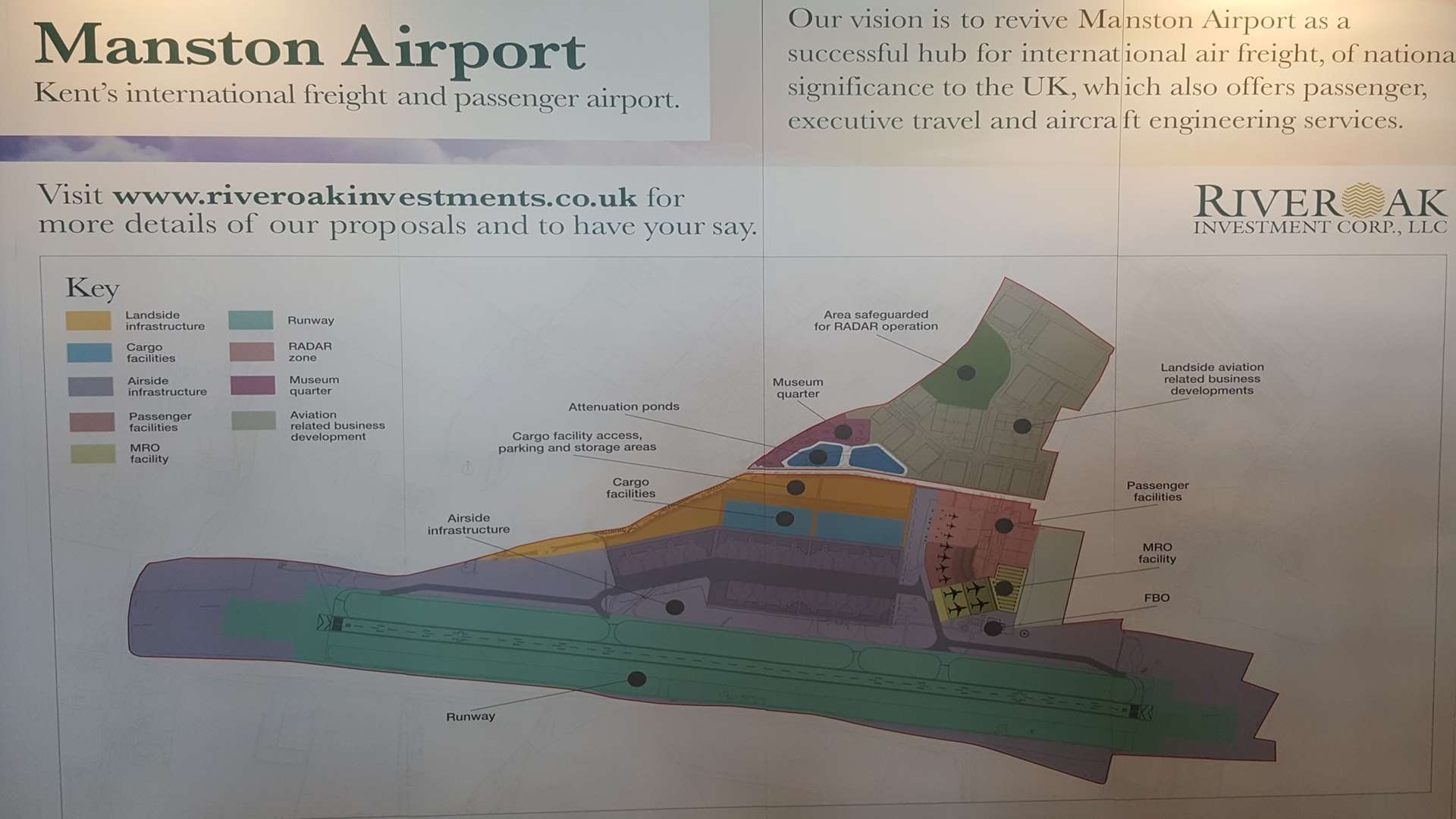 Plans for the former Manston Airport site were revealed in more detail