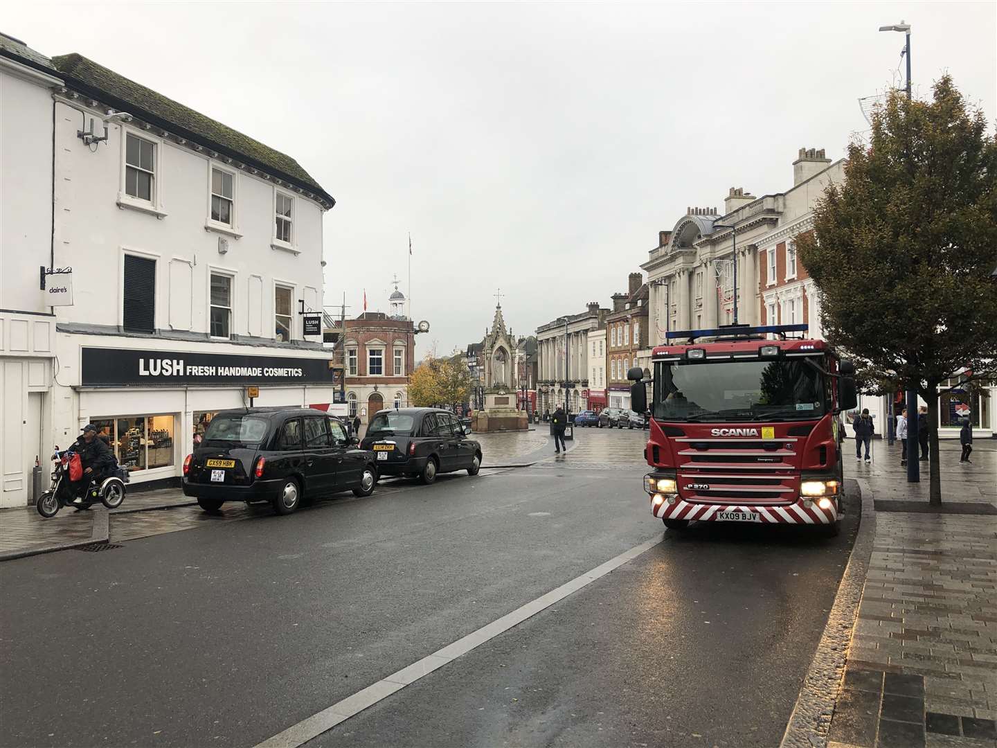 Fire crews are at The Mall, Maidstone