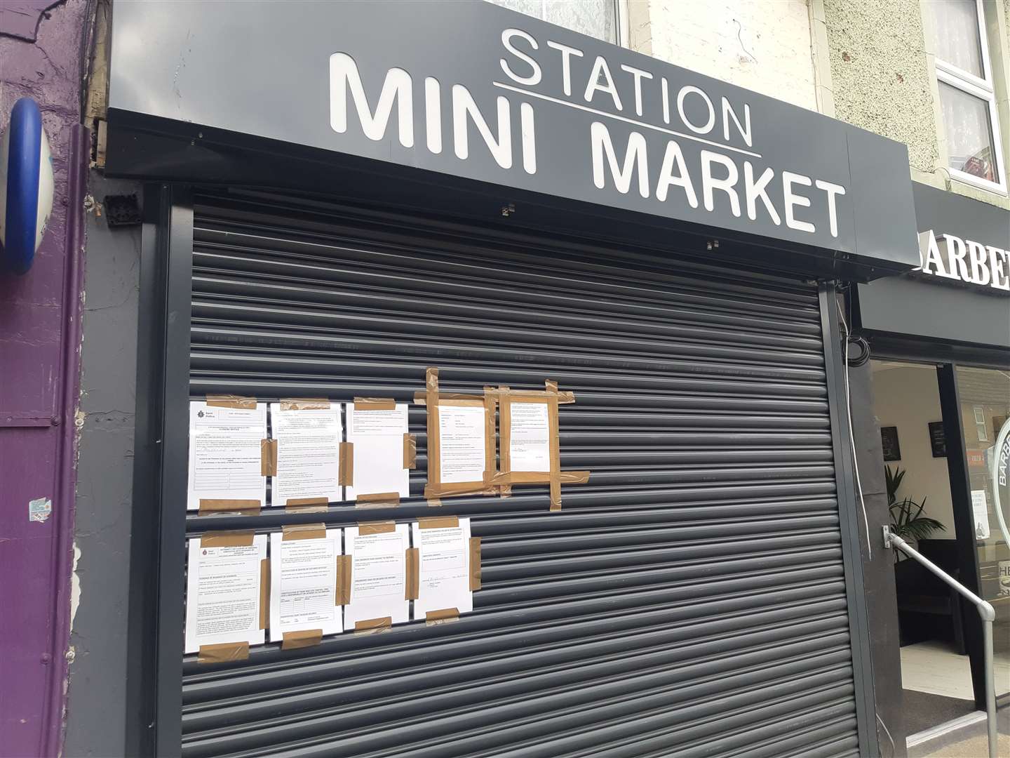 Station Mini Mart in Station Road, Rainham has been ordered to close