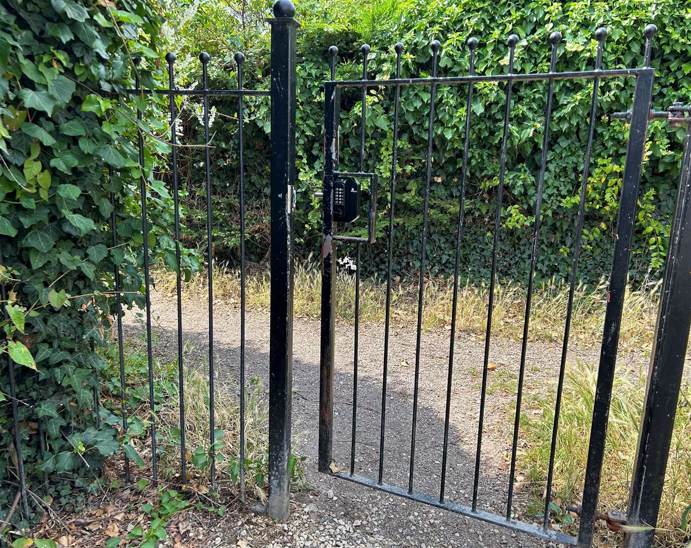 Trinity Estates told residents it installed the lock in Lakeside Avenue, Faversham, earlier this month after it received support for it from those living at the private estate