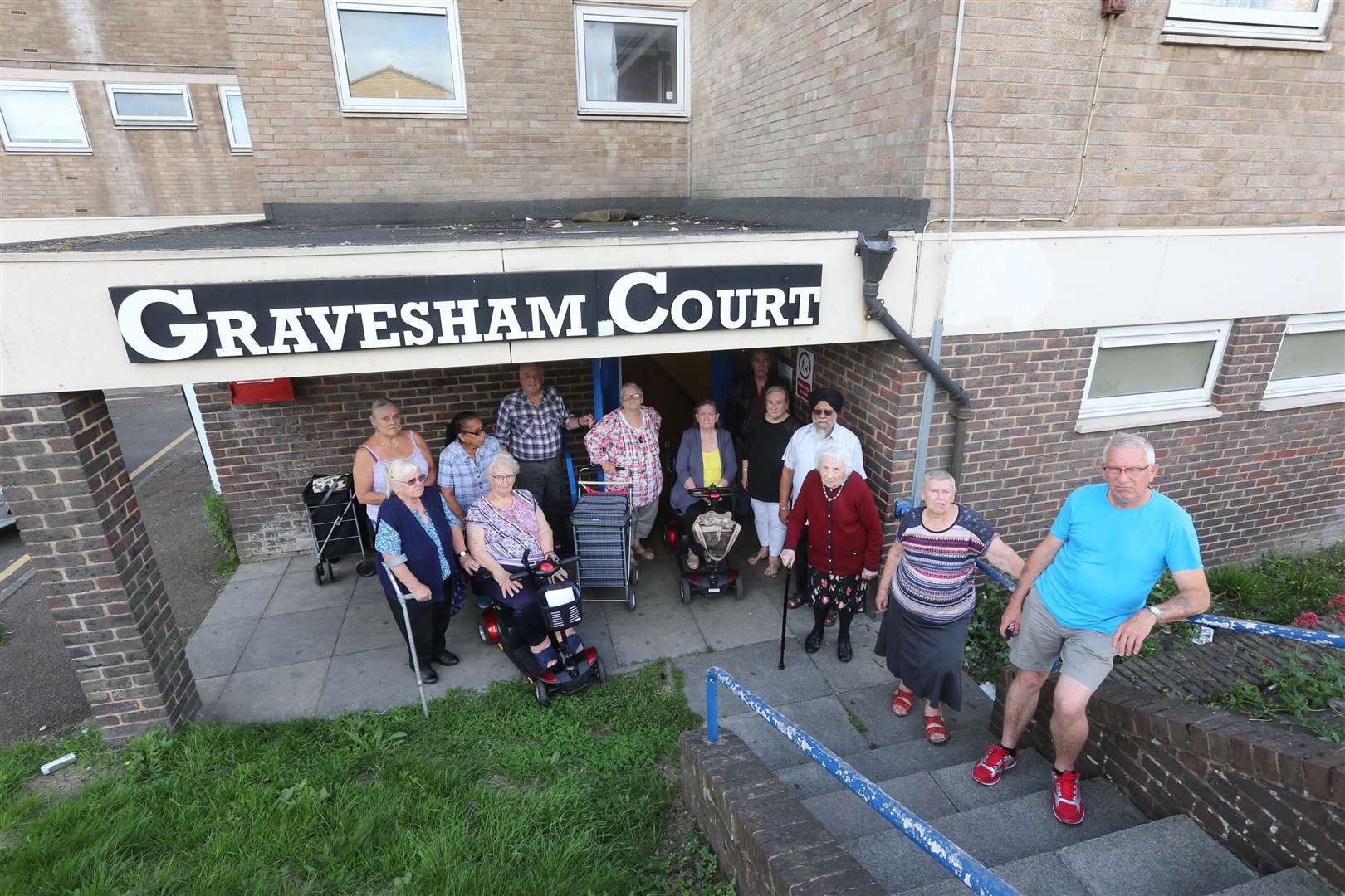 Residents of Gravesham Court are fed up. Picture: John Westhrop