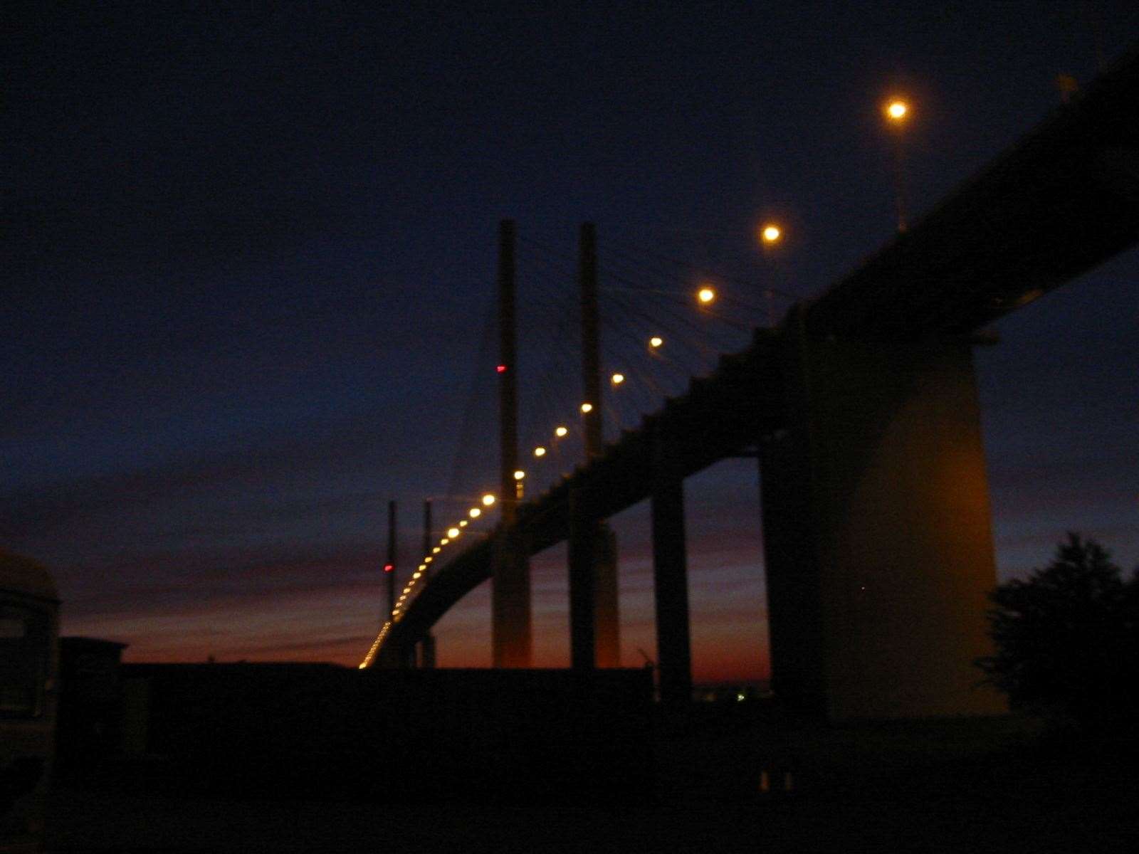 The QEII Bridge. Stock image