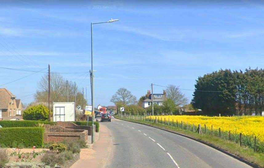 The man died on the A259 near New Romney. Picture: Google