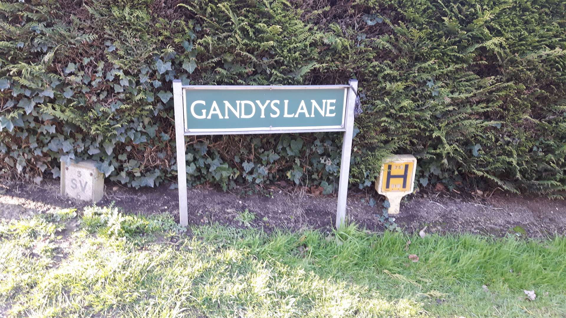 Gandy's Lane in Boughton Monchelsea