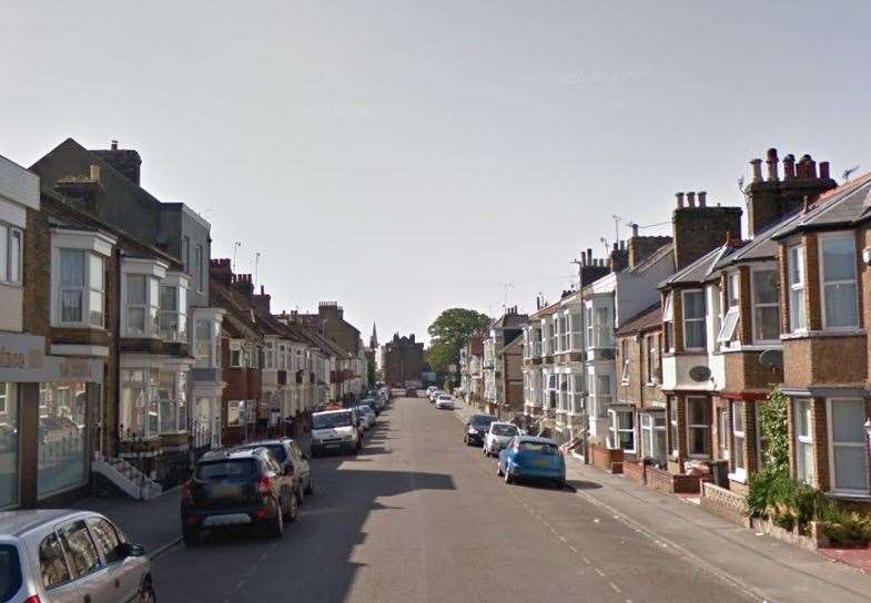 Thanet Road, Margate, where the attack took place. Picture: Google (14965767)