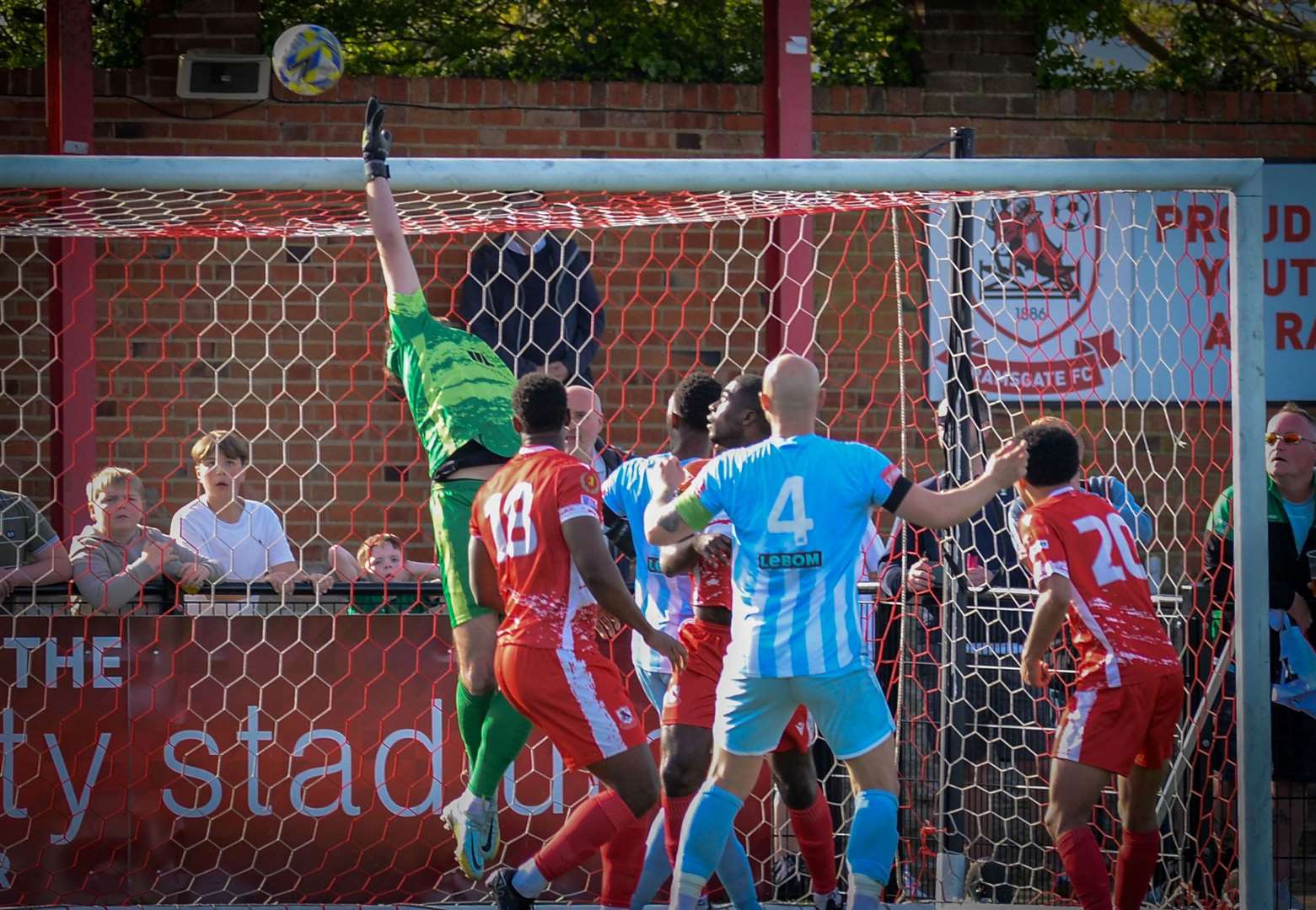 Cray Valley threaten a late winner at Southwood. Picture: Stuart Watson