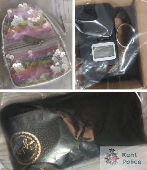 Officers are looking to find the owners of suspected stolen property. Picture: Kent Police