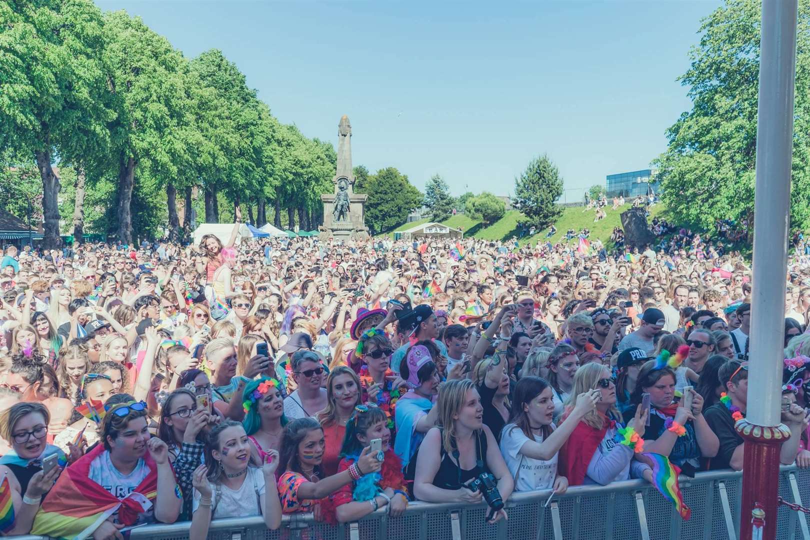 Canterbury Pride at Dane John Gardens is massively popular