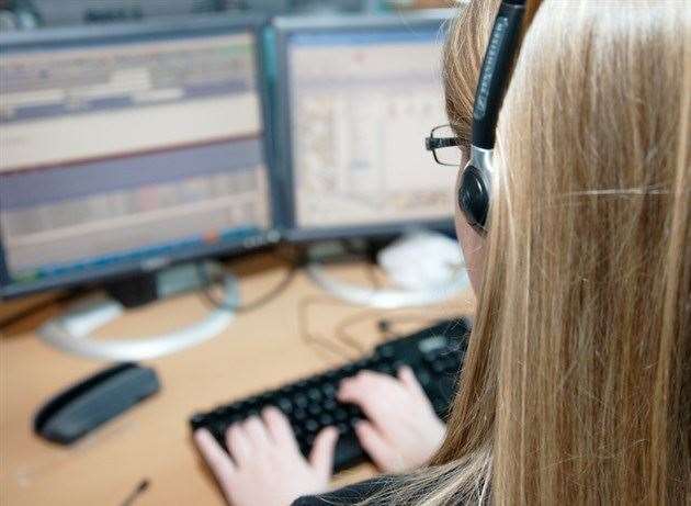 Kapper abused call takers at the Kent Police control room. Stock picture: Kent Police