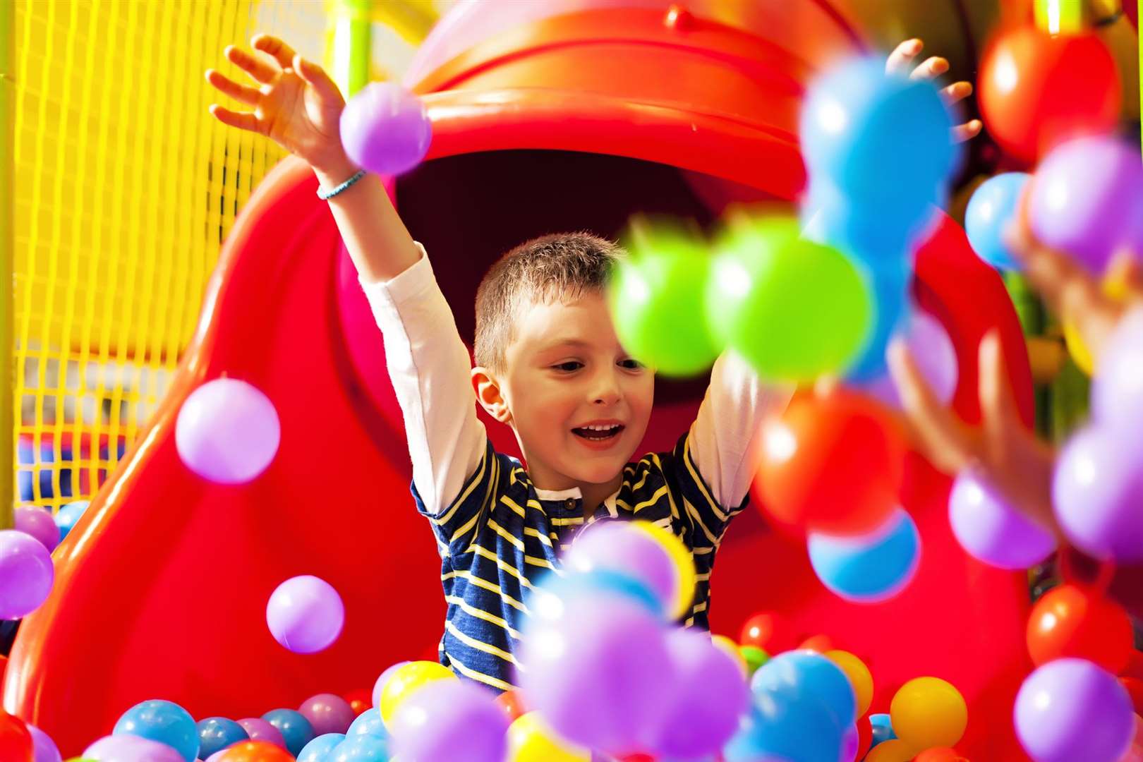 Indoor soft play centres will be able to reopen. Stock image