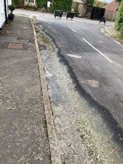 The water leak has been going on for three weeks Picture: Robert Vallance