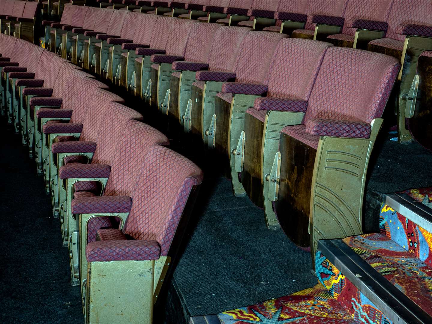 Seats still fill part of the former bingo hall