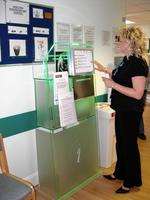 A new E-Kiosk has been installed at Sheppey Community Hospital
