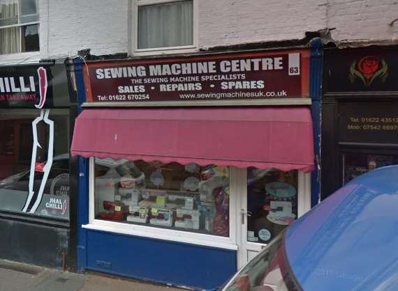 The Maidstone Sewing Centre was broken into last night