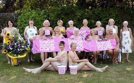 The Shepherdswell Calendar Girls. Picture courtesy of Shepherdswell WI