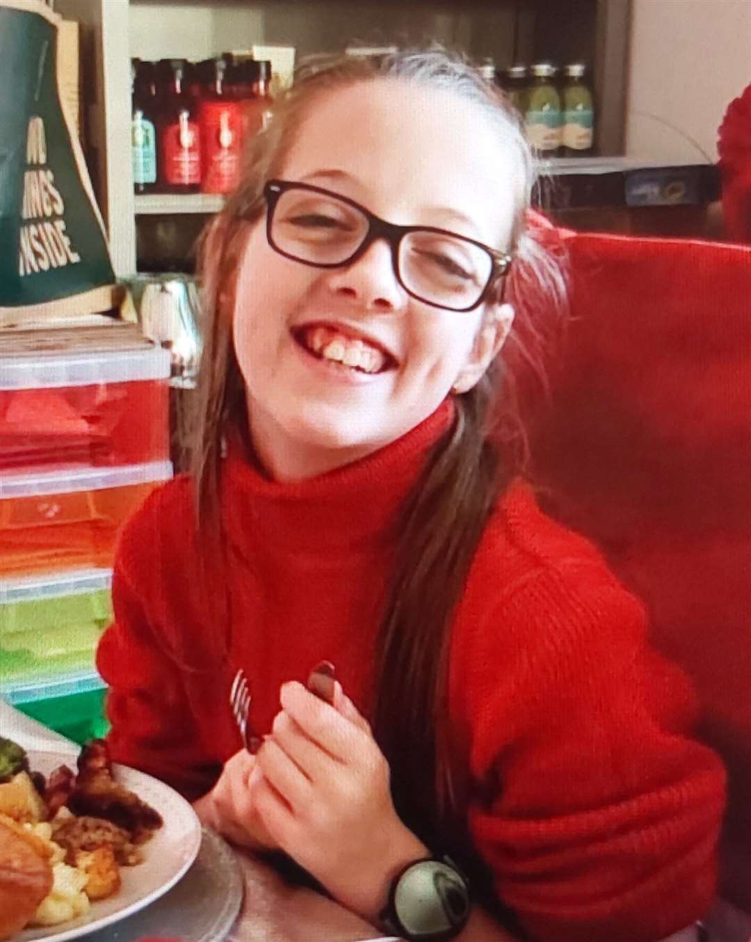 Olivia Sands, 12, was last seen in Barham this morning