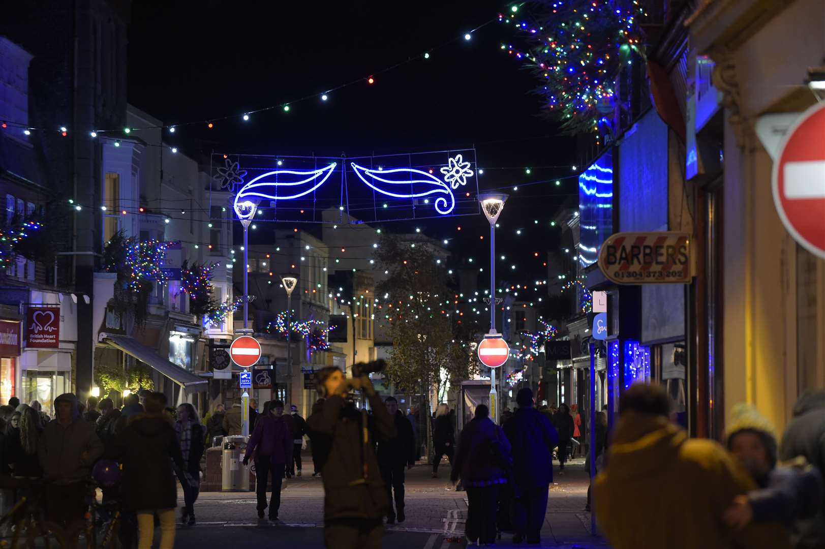 The lights will be switched on along Deal High Street on Friday, November 26 Picture: Tony Flashman
