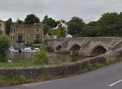 Police were called to reports of a riverside stabbing in East Farleigh. Picture: Google Street View