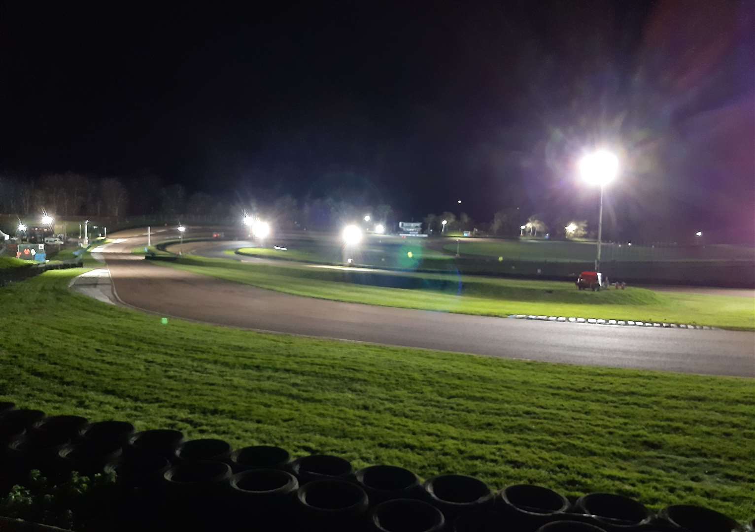 The Supercar final was held under floodlights on Saturday