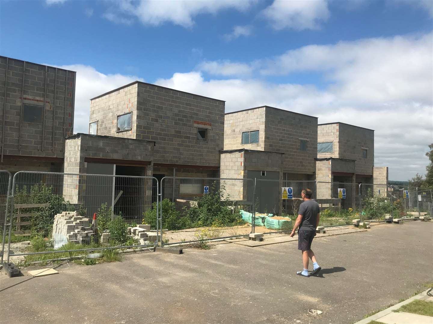 Some of the derelict homes in The Hamiltons