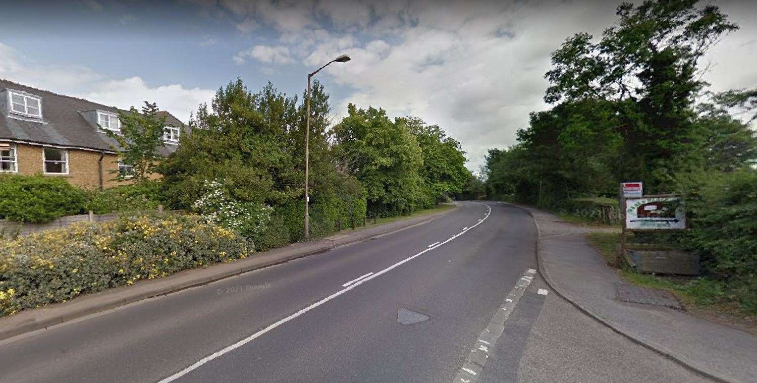 The incident is causing disruption in St Thomas Hill, Canterbury. Picture: Google
