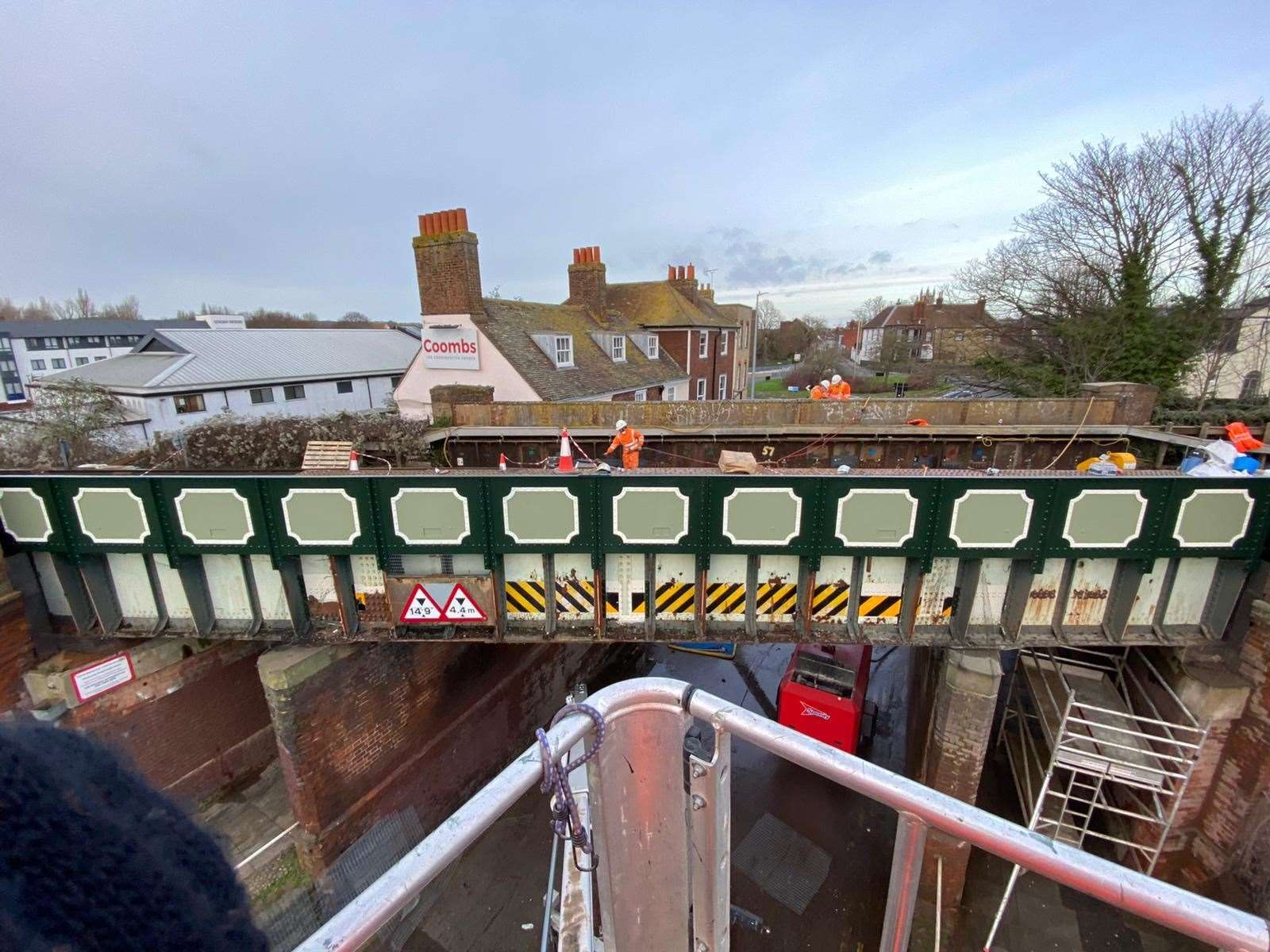 Major repairs of the bridge will take place over three consecutive weekends this month