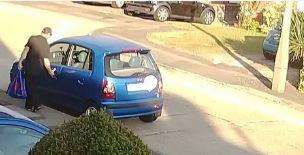 A man appears to attempt to open multiple car doors in Pembury Way, Rainham
