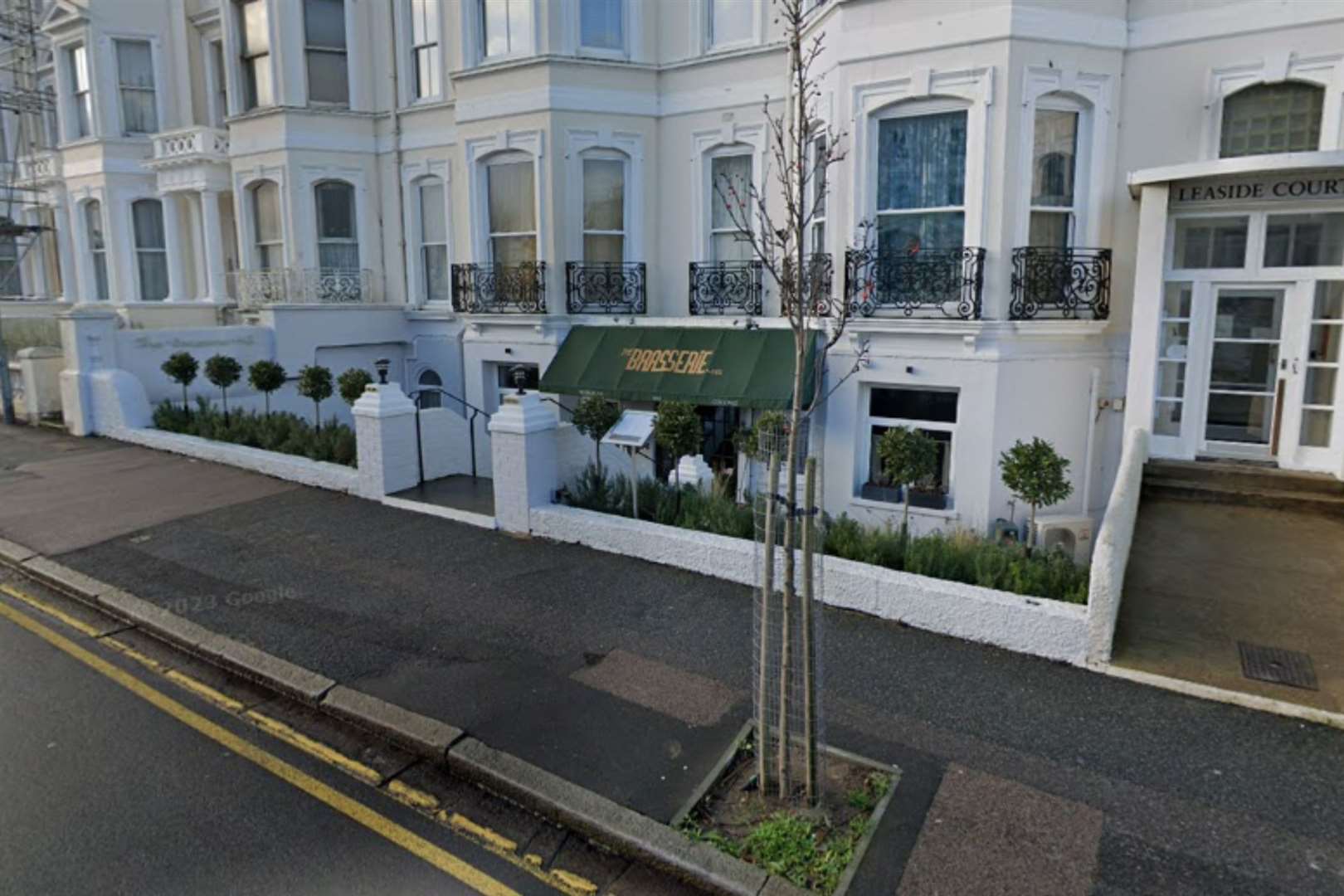The Brasserie MS in Clifton Gardens, Folkestone. Picture: Google Street View