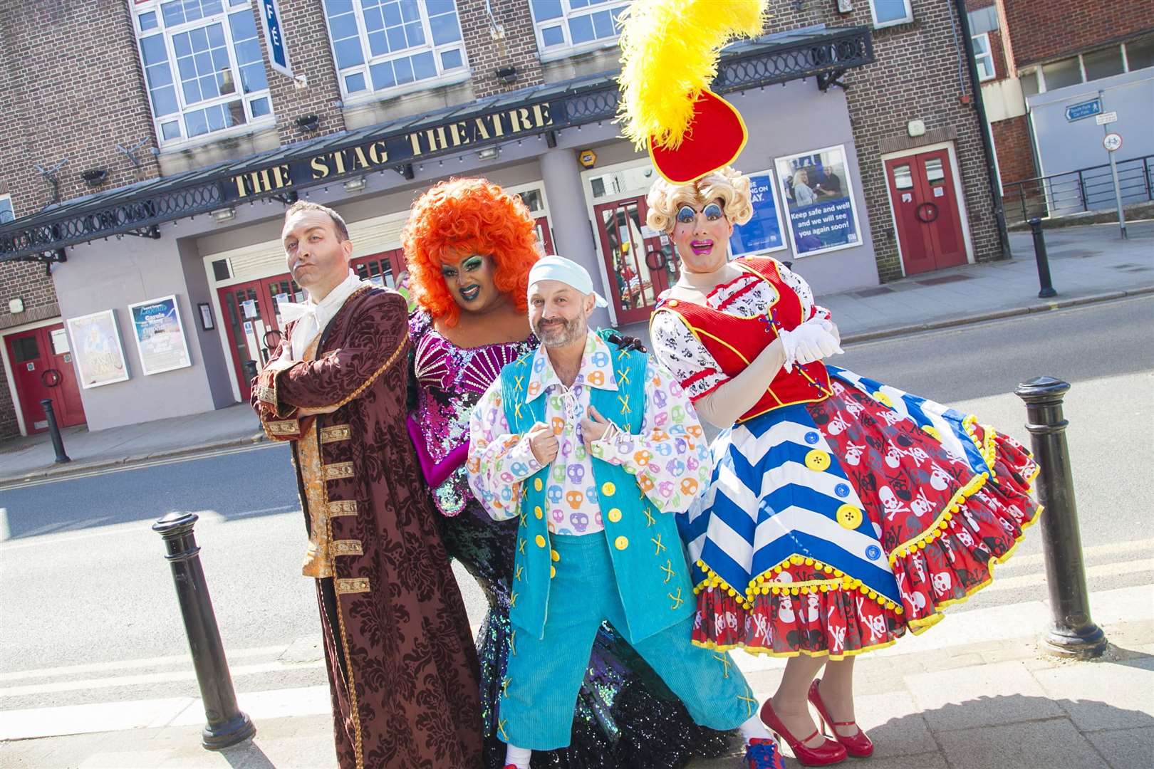 Ru Paul's Drag Race star Vinegar Strokes and Silly Billy are part of the panto cast